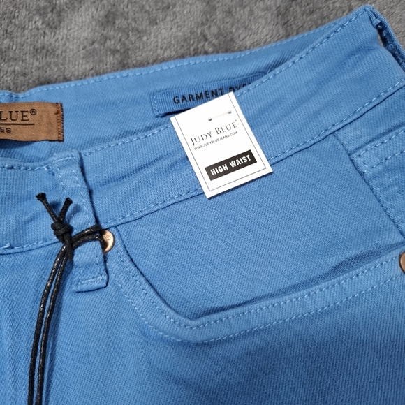 Judy Blue Jeans Womens Size 11/30 High Waisted Tummy Control Top Sky Blue Pants - Picture 5 of 15
